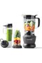 Full Size Blender Combo 1200W, 9 Piece Set, Multi-Function High Speed Mixer System with