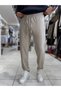 Beige Regular-Fit Pants MRK-2810