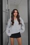 Gray Melange boat neck soft sweater - 3