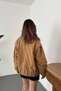 Camel Piece Bomber Jacket - 4