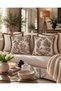Set of 4 French Garden Design Double-Sided Tufted Throw Pillow Covers, Premium Textured Black Tufted Decorative Pillow Covers Aura Series French Country - 2