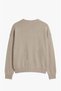 Strickpullover mit beigem Dackelmuster - 2