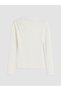 Two Mt Shop Quality Lcw Vision Ecru Combed Cotton Plain Super Skinny & Extra Narrow Long Sleeve Women's Bodysuit - 5