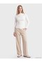 Two Mt Shop Quality Lcw Vision Ecru Combed Cotton Plain Super Skinny & Extra Narrow Long Sleeve Women's Bodysuit - 2