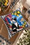 Exotic-Themed Striped Gift-Quality Digitally Printed Single Cushion Cover (1 Piece) - 2