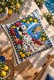 Exotic-Themed Striped Gift-Quality Digitally Printed Single Cushion Cover (1 Piece) - 4