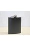 Deluxe Series Everyday Item Unique Gift-Style Model Stainless Steel Single-Serving Black Water Bottle, 7 oz - 2