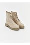 Two Mt Shop Quality Lcw Steps Beige Women's Boots