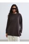 Quality Pieces from Çelebi Store Zero Roba Collar Loose Fit Women's Sweatshirt Tunic