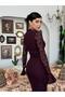 Premium Midi Dress with Lace Details - 6