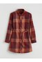 LCWAIKIKI Classic Purple Plaid Women's Shirt-Tunic with Belted Design—The ALITA CITY Difference - 5