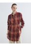 LCWAIKIKI Classic Purple Plaid Women's Shirt-Tunic with Belted Design—The ALITA CITY Difference