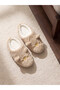 TWO MT SHOP QUALITY LCW STEPS Ecru Women's House Slippers