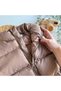 Children's Brown Puffer Waterproof Vest - 6