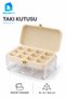 Ring and Necklace Jewelry Box with Lid and Compartments