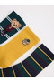 Trendy Picks from Kübra Butik: Embroidered Boys' Socks, Pack of 5 - 3