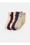 Trendy Picks from Kübra Butik: Set of 5 Embroidered Baby Girl Socks - 2