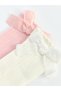 Trendy Picks from Kübra Butik: Socks with a bow detail for baby girls, 2-Pack - 4