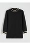 LCW EVERYDAY Black Interlock Plain Loose & Oversized Women's Tunic—The ALITA CITY Way - 5