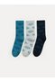 Trendy Picks from Kübra Butik: Set of 3 Embroidered Boys' Socks - 2