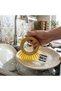 Wooden-handled dish brush, multi-purpose cleaning tool, 10.5x7.5 cm, pack of 48. - 2