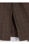 LCW STUDIO Brown Polyviscose Plaid Standard & Regular Women's Blazer Jacket, Featuring the ALITA CITY Touch - 5