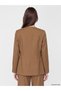 Alita City Lcw Modest Beige Plain Standard & Regular Women's Blazer Jacket with a Difference - 4