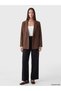 LCW STUDIO Brown Striped Standard & Regular Women's Blazer Jacket, Featuring the ALITA CITY Touch - 2