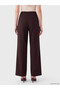 LCW Vision Burgundy Women's Fabric Pants with Waist Zipper—The ALITA CITY Difference - 4