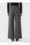 LCW EVERYDAY Khaki Scuba Fabric Striped Standard & Regular Wide-Leg Women's Pants—The ALITA CITY Difference - 4