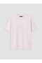LCW Modest Pink Jersey Embroidered Loose & Oversized Short-Sleeve Women's T-Shirt, Featuring the ALITA CITY Touch - 5