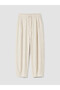 LCW Modest Beige Solid Loose & Wide-Leg, Tapered Women's Pants—The ALITA CITY Difference - 5