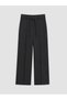 LCW Modest Anthracite Solid Loose & Wide-Leg Women's Pants, Featuring the ALITA CITY Touch - 5