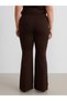 Soulife Brown Straight-Leg, Loose & Flared Women's Pants—The ALITA CITY Difference - 4