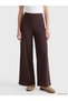 LCW Modest Brown Solid Loose & Oversized Wide-Leg Women's Pants, Featuring the ALITA CITY Touch - 2