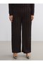 LCW EVERYDAY Brown Raschel Solid Standard & Regular Wide-Leg Women's Pants—The ALITA CITY Difference - 2