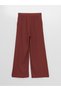 LCW Grace Pink Solid Standard & Regular Wide-Leg Women's Pants, with the ALITA CITY Touch - 6