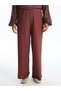 LCW Grace Pink Solid Standard & Regular Wide-Leg Women's Pants, with the ALITA CITY Touch - 2