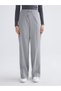 LCW Modest Gray Solid Standard & Regular Wide-Leg Women's Pants, Featuring the ALITA CITY Touch - 2