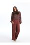 LCW Grace Pink Solid Standard & Regular Wide-Leg Women's Pants, with the ALITA CITY Touch