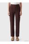 LCW Modest Brown Interlock Straight-Leg & Narrow-Leg Women's Pants, Featuring the ALITA CITY Touch - 2