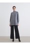 LCW Modest Metallic Rib Knit Solid Loose & Wide-Leg Women's Pants, Featuring the ALITA CITY Touch