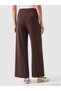 LCW EVERYDAY Brown Solid Standard & Regular Wide-Leg Women's Pants, Featuring the ALITA CITY Touch - 4