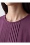 Trendy Picks from Kübra Butik: Blouse with a Round Neckline and Decorative Stitching - 4