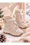 Children's Snow Boots with Fur-Lined Construction and Non-Slip Soles for Winter