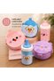 Nutrition and Food Set - with Leak-Proof Flask - 3-Compartment Container - 2