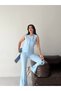Women's Gold-Buttoned Vest Set and Pants Set with Slits at the Hem—Stylish Two-Piece Set - 3