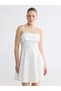 LCW Comfort White Solid-Color Slim-Fit Square-Neck Mini Dress—The ALITA CITY Difference - 3