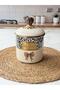 Enameled Jar Sugar Bowl Set, 3-Piece, Leopard Pattern, Savanna - 6