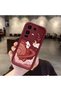 Infinix Note 50 Pro Plus Compatible Burgundy Case with Space Rabbit Design, Designed for Women